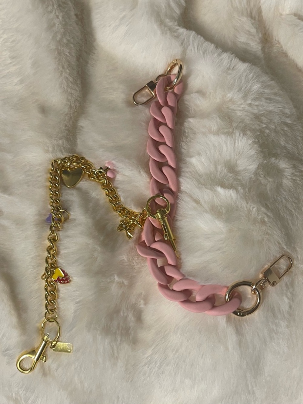 Coach Carey Crossbody in Loved Denim with Pink Charm - Picture 9 of 9